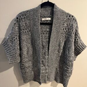 Old Navy Gray Open-Front Cardigan